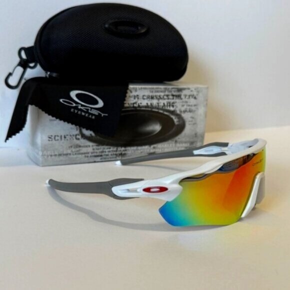 Oakley Radar EV PRIZM Polarized OO9208 White-Gray Frame - Picture 4 of 6